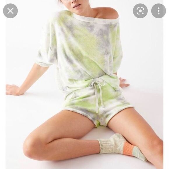 Free People Kelly washed fleece top M sweatshirt - Picture 1 of 6